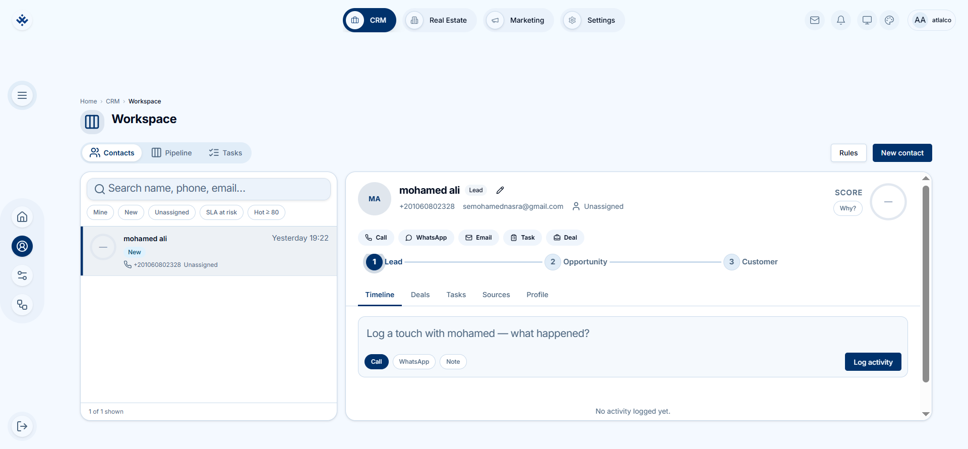 WzGate Marketing — ads, leads and spend in one CRM — 2/3